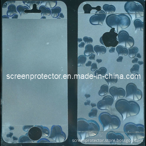 3D Heart Design for iPhone 5 Front and Back
